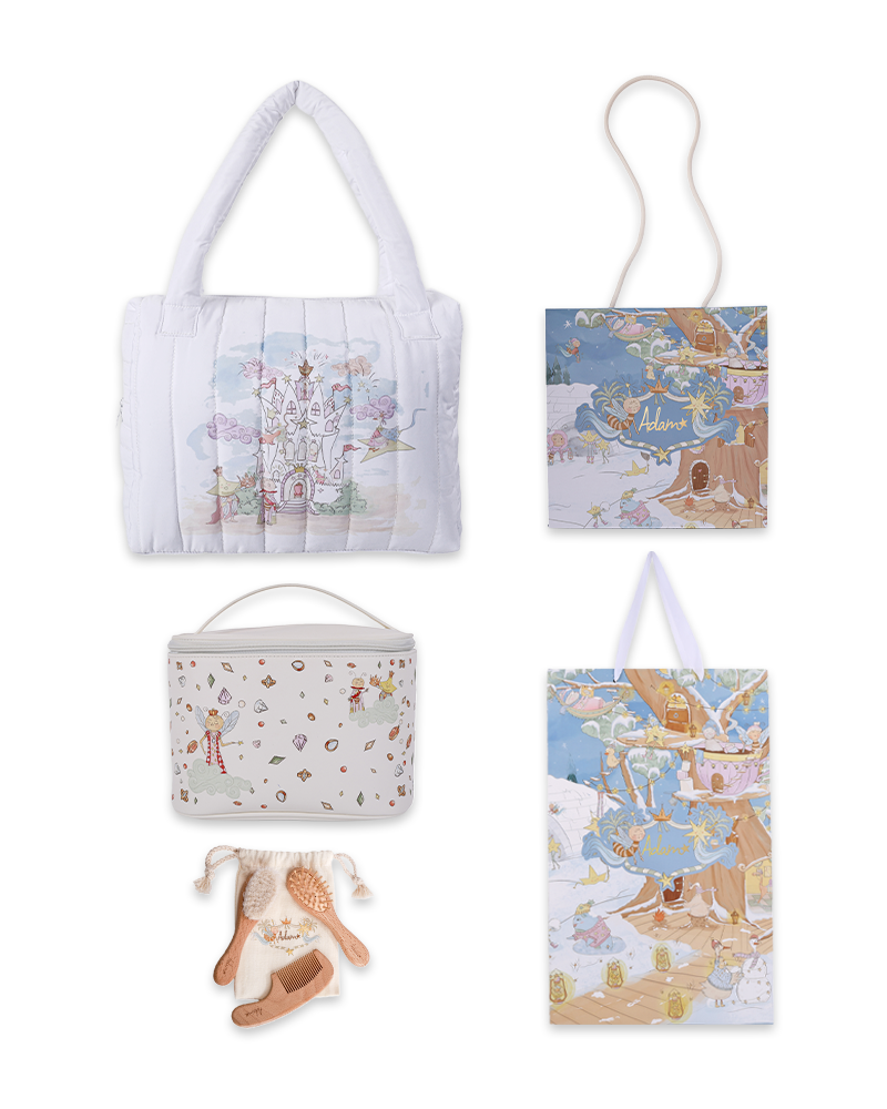 Royal Diaper Bag & Royalty Baby Bag Gift Set