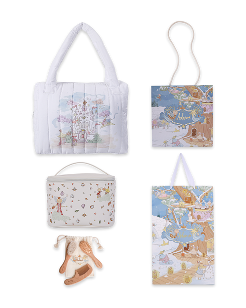 Royal Diaper Bag & Royalty Baby Bag Gift Set