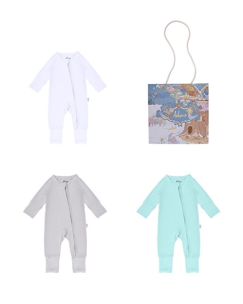 The Bamboo Onesie Gift Set (Boys)