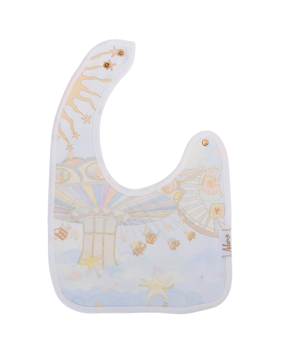 Floating Friends Blanket & Wonderland Baby Bib Gift Set