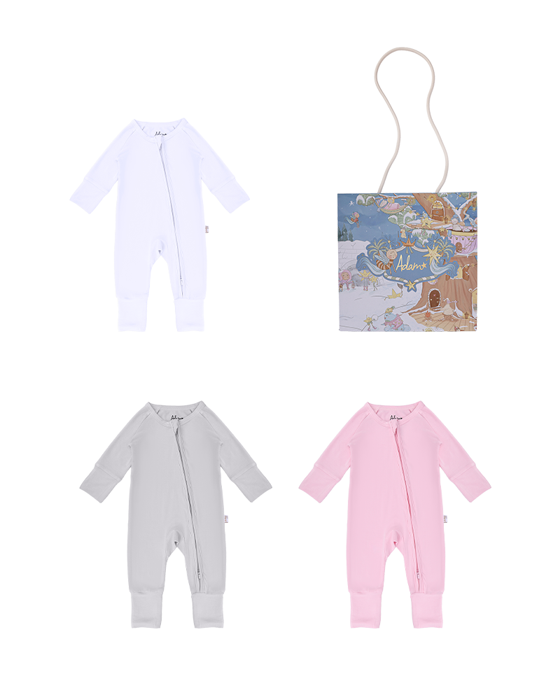 The Bamboo Onesie Gift Set (Girls)