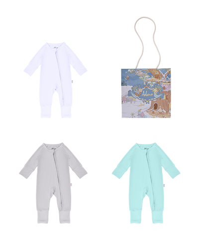 The Bamboo Onesie Gift Set (Boys)