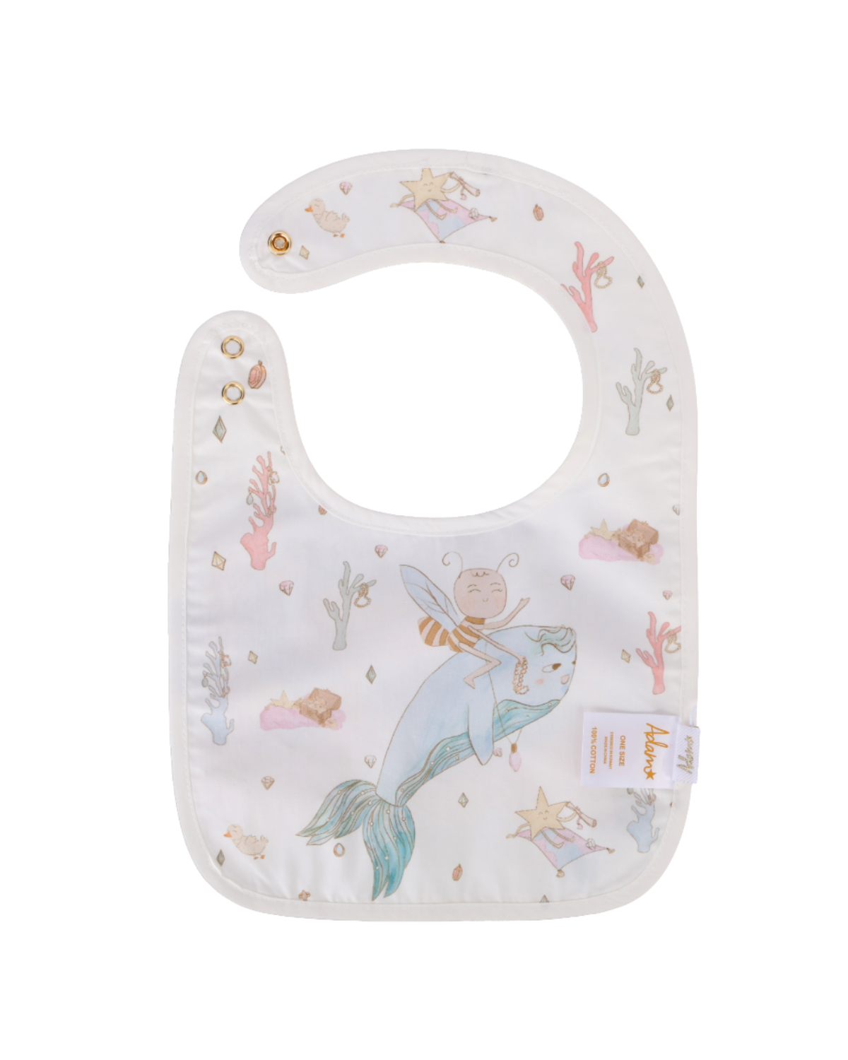 Whale Baby Bib