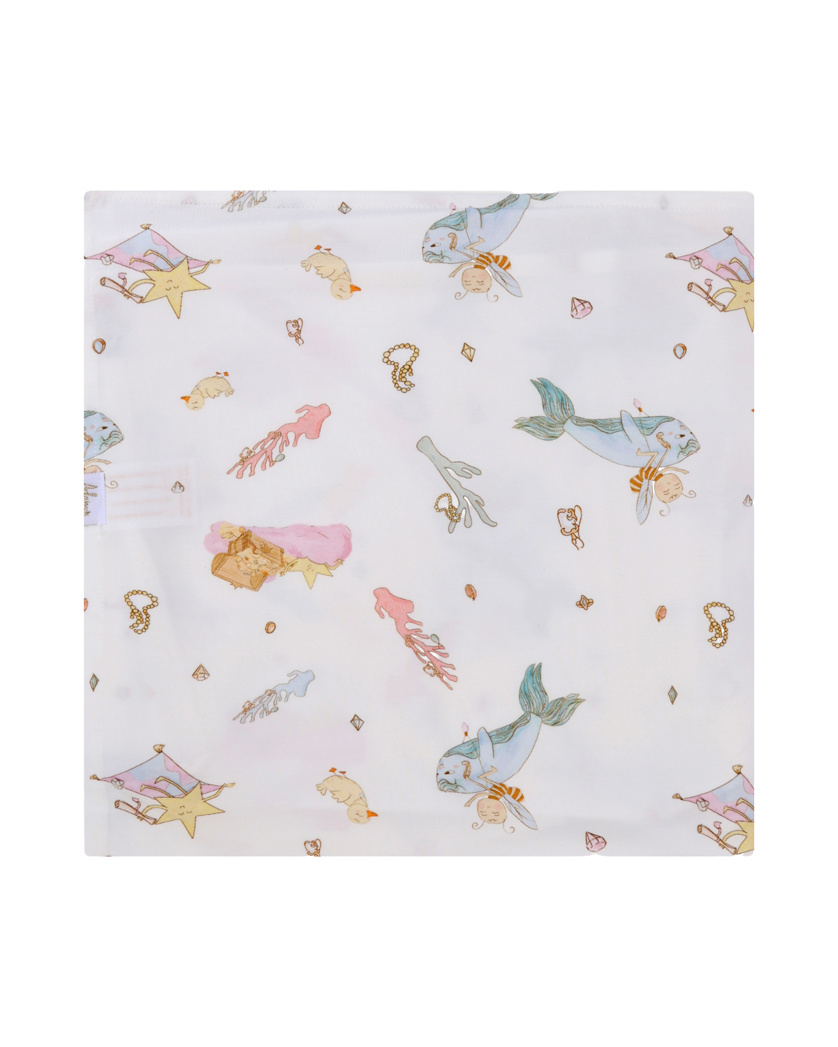 Whale – Bamboo Swaddle & Bonnet Set