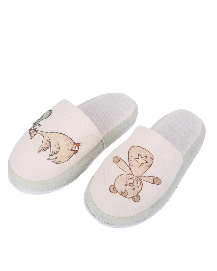 Feather Slippers