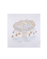 Floating Friends Blanket & Wonderland Baby Bib Gift Set