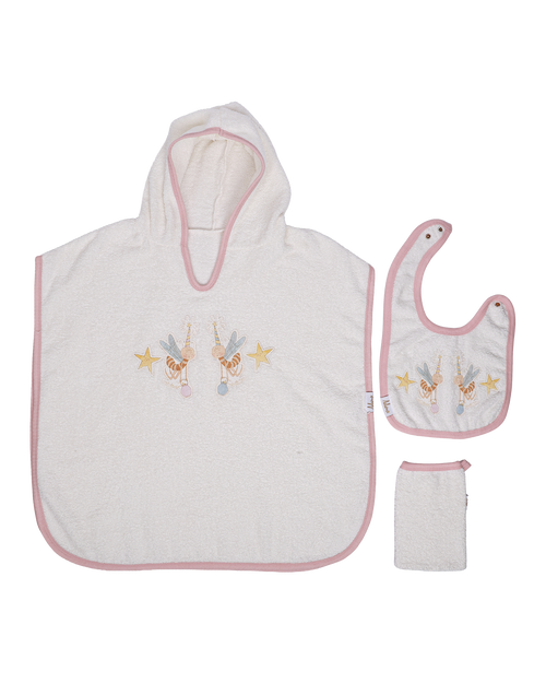 Pink Stars Towel Set